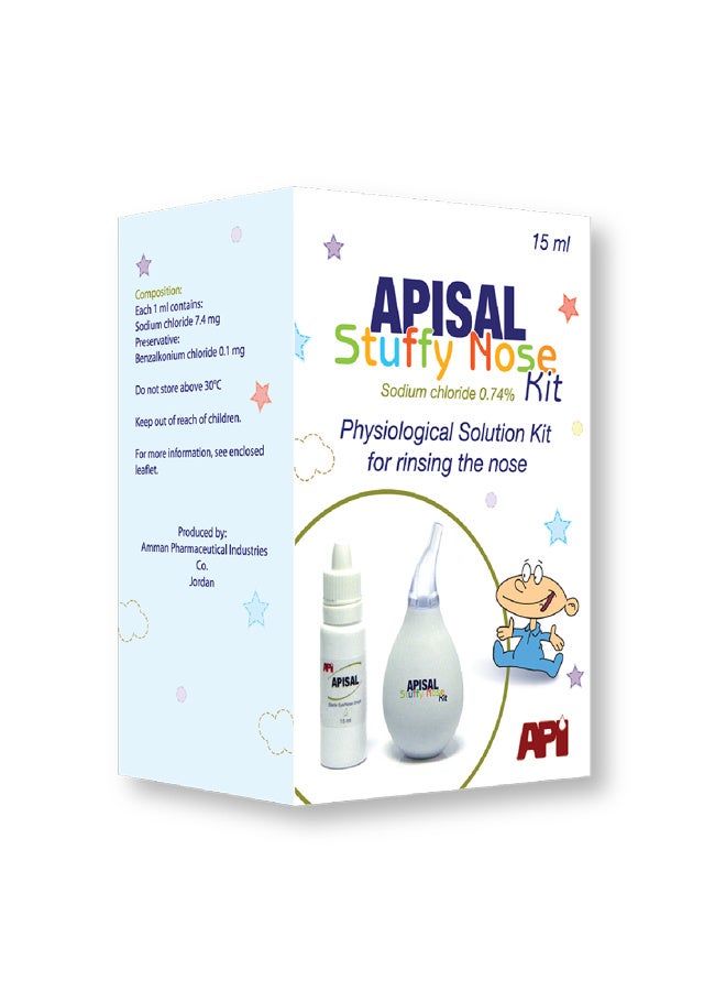 APISAL STUFFY NOSE KIT 15ML.DROPS - Image 1